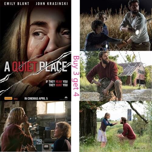 A Quiet Place Poster Clear Image Wall Stickers Home Decoration Good Quality Prints White Coated Paper