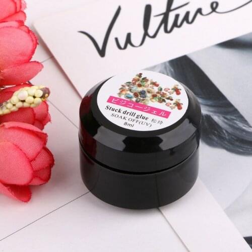 Drop Ship&Wholesale Strong Nail Art Rhinestone Glue Gel Adhesive Resin Gem Jewelry Polish Decor 8ml Nov.18