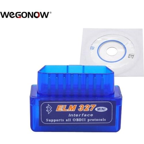 Super mini Bluetooth ELM327 Bluetooth OBD2 Vehicle Testing Instrument Works On Android Torque ELM327