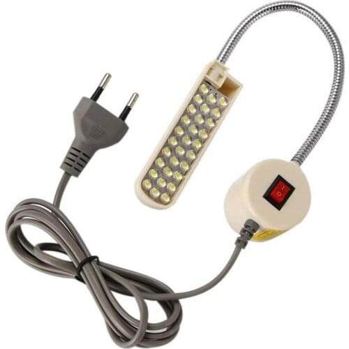 Super Bright LED Sewing Machine Light 10/20/30 LED Multifunctional Gooseneck Work Lamp for Lathes,Drill Presses Workbenches