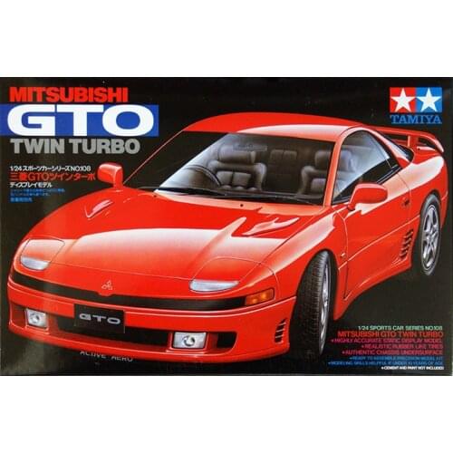Tamiya 24108 1/24 Scale Model Car Kit Mitsubishi GTO 3000GT Twin Turbo MR