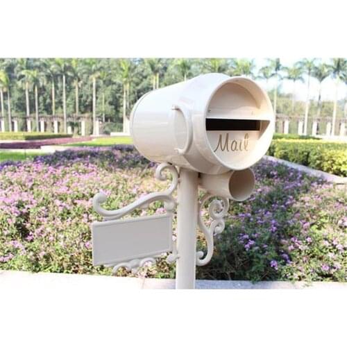 Wine Bucket Design Villa Garden Park Security Stand Floor Mailbox Postbox Metal Aluminium Outdoor Newspaper Letter Box