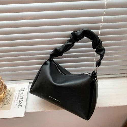High-quality Retro Ladies Portable Small Square Bag 2021 New Trendy Wrinkle Bag Korean Fashion One-shoulder Messenger Female Bag