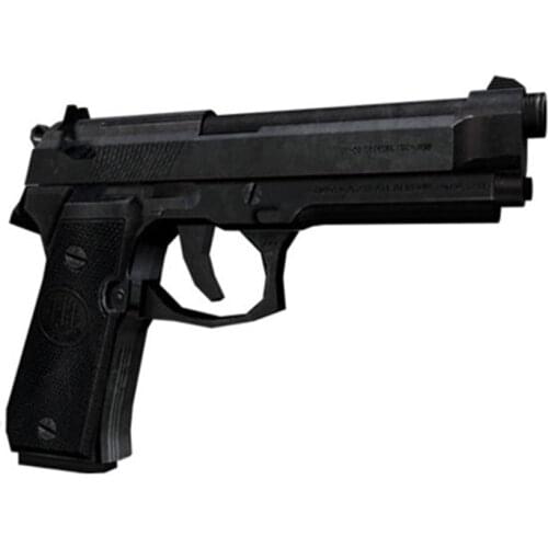 1 : 1 Firearms CS M92F 3D Paper Model Gun Pistol Handmade Toy