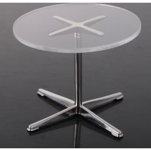 1/12 Dollhouse Miniature Simple Round Table Coffee Table Garden Furniture