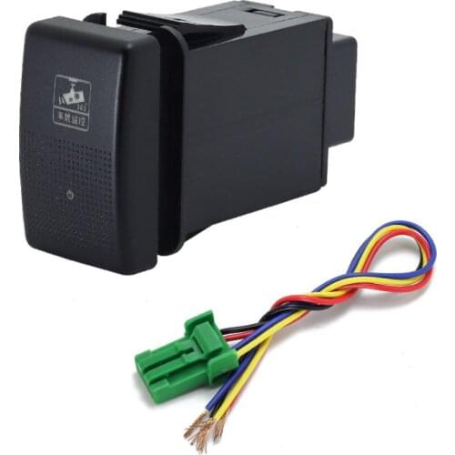 1PC Radar Parking Sensor music Recorder Monitor speaker Front Fog Light Spotlight Switch Button For Mazda 6