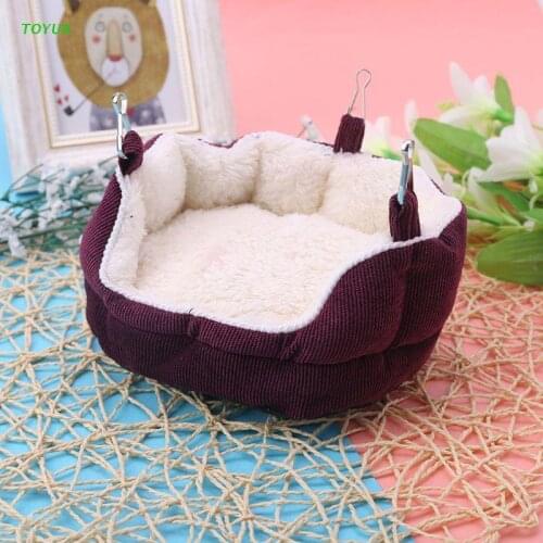 1XCC Pet Nest Velvet Hanging Sofa Bed Hammock for Ferret Hamster Squirrel