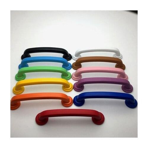 3.75'' Colorful Knob Drawer Pulls Cabinet Door Handle Dresser Pull Handles Kids Blue Orange Yellow Red Pink 96mm Furniture