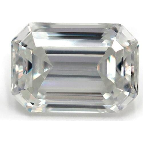 3x5~10x14mm Including The Certification On Sales D Color VVS1 Emeralds 3 Ex Brilliant Cut Moissanite For Discount Quality