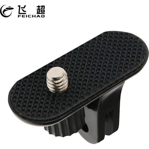 FEICHAO Camera Mount Adapter for GoPro 9 8 7 6 5 4 Xiaoyi EKEN SJCAM INSTA360 Action Camera 1/4 Thread Screw Tripod Adapter