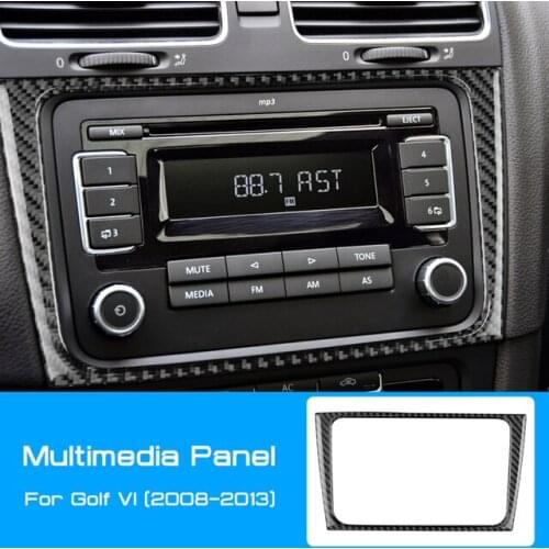 LHD RHD for Volkswagen VW Golf 6 GTI MK6 2008-2013 Accessories Carbon Fiber Sticker Special Car Interior Trim Styling