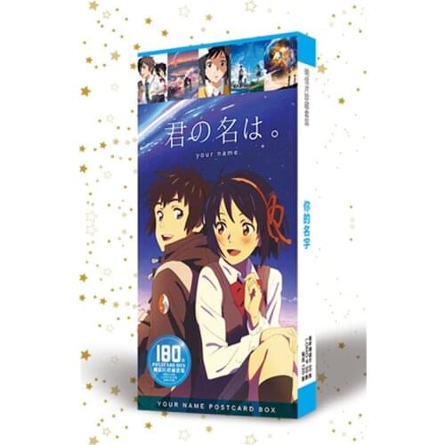 Anime Your name Postcard toy your name Magic Paper Postcard Collection Card toys