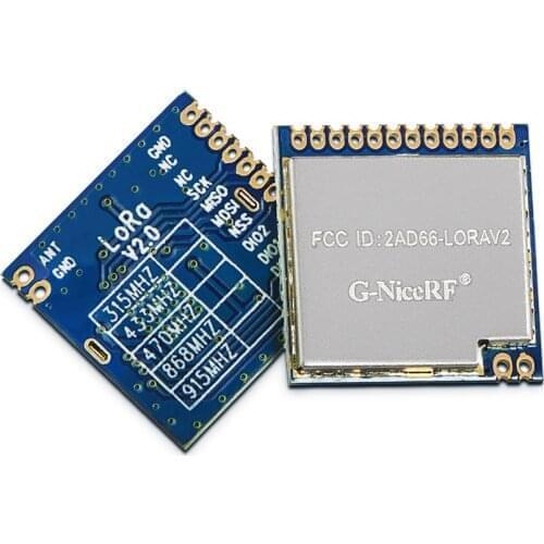 4PCS LoRa1276-915 LoRa Wireless RF Module 20dBm 100mW 915MHz SPI Interface FCC Certificate sx1276 chip