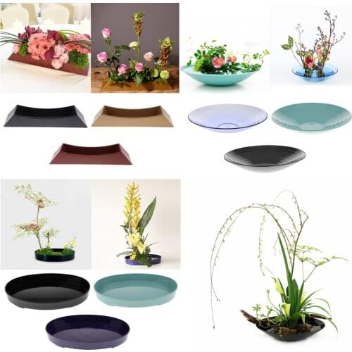 Large Japanese Ikebana Vase Flower Tray Flower Arrangment Holder
