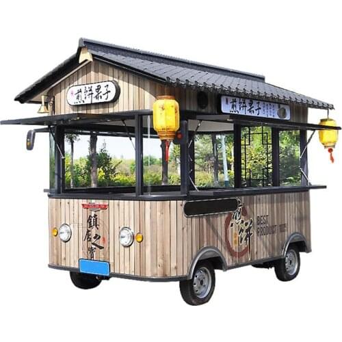 Electric Food Truck Trailer Mobile Kitchen Food Truck For Sale Europe
