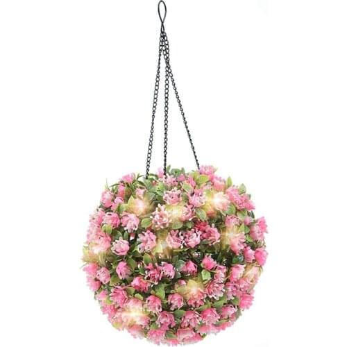 Solar Lantern Hanging Lights Outdoor Waterproof Outdoor Solar Garden Lights Decor for Yard Porch Tree Fence Patio (Pink)