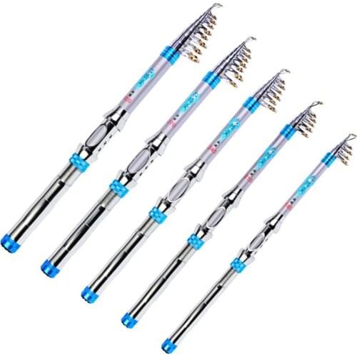LidaFish Brand 2019 New 1.8-3.0m Carbon fishing rod Telescopic bait casting fishing rod travel ultra light casting spinning boat