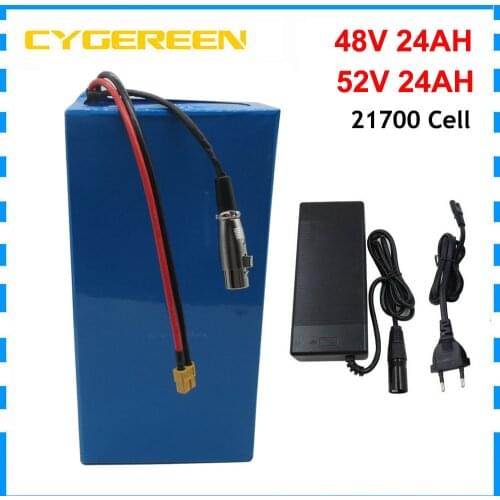 48V 24AH 2000W Lithium ion Battery Pack 48 V 30AH Ebike 1000W 48 V 12AH 16AH Electric Bike 21700 Batteria With 54.6V 2A Charger