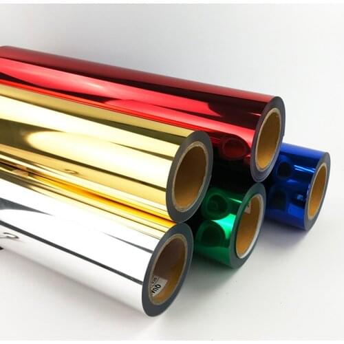 Wholesale metallic heat transfer vinyl washable high elastic foil metallic vinyl 50x100cm easy cut iron on transfer HTV tshirts