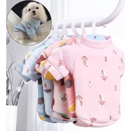 2020 NEW Cat Costume Clothing Ropa Para Perro Sweet Pet Clothes for Small Dogs Shih Tzu Yorkshire Hoodies Sweatshirt Soft Puppy