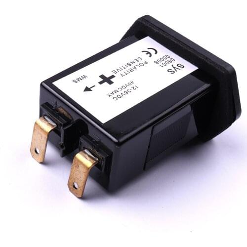 New Black Hour Meter 12V to 36V Truck Tractor Diesel Outboard Engine Hour Meter Rectangular