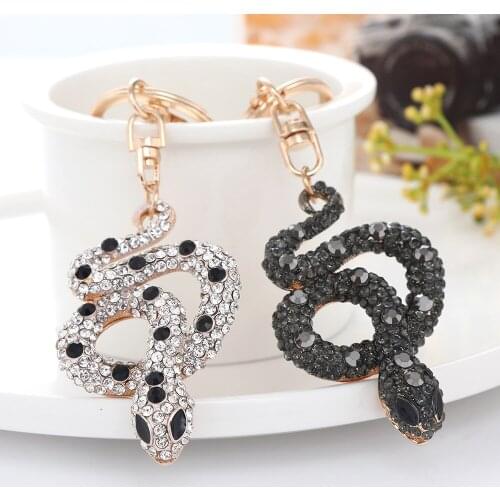 Car Keychains Accessories Lovers Snake Bags Pendant Genuine Imitate Snake Girl Car Pendant Snake Gifts