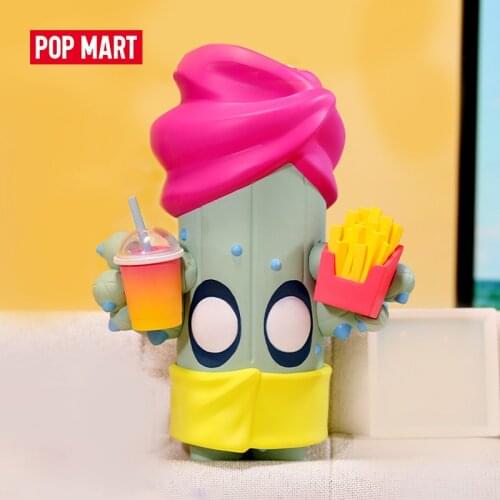 POP MART Coarse Little Voyagers Series 6-Snack Time Series Collectible Cute Action Kawaii Animal Toy Figures Free Shipping