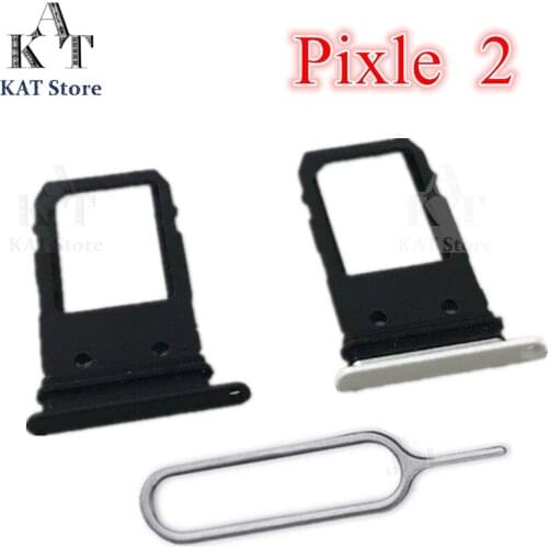 SIM card reader connector holder For HTC Google Pixel 2 Micro SIM tray reader socket module Replacement Parts