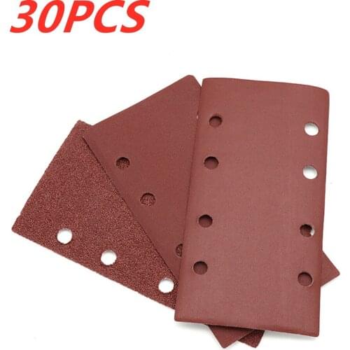The Self-adhesive Sandpaper Square Sander Sand Paper Hook Loop Sandpaper Disc Abrasive Tools For Polishing Grit 40/60/80/100-800