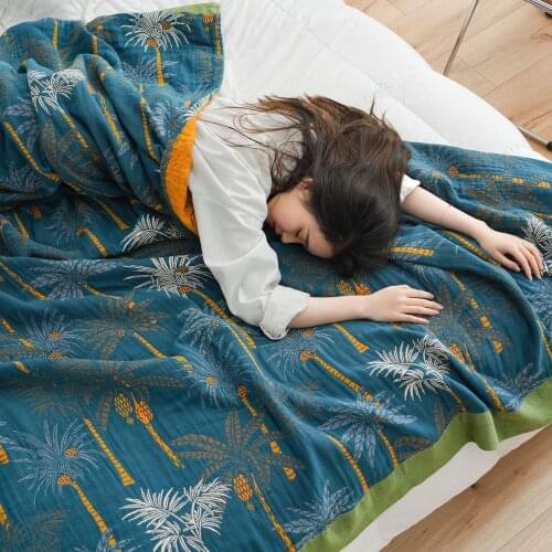 Northern Europe PureCotton Living Room Toweling coverlet Travel Breathable Chic Large Throw Blanket High quality Nap Sofa Cover