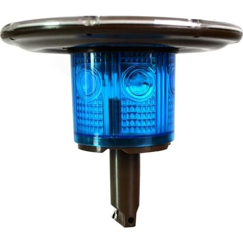 Rain-proof Optically Controlled No Switch Solar Warning alarm lamp light max distance 2000m 3600mAh battery wireless alarm lamp