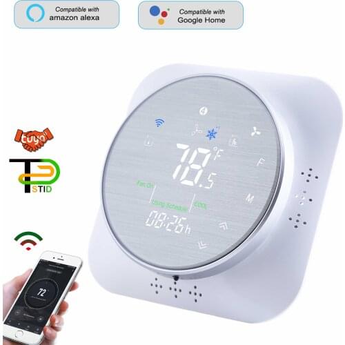 US CAN 24V Air Conditioner Heat Pump WIFI THERMOSTAT for Air Energy Water Heater Works with Alexa Google Home