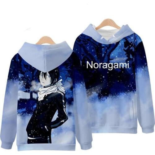 Anime Noragami Cosplay Hoodie Women Men Harajuku Sweatshirt Yato Iki Hiyori Yukine Pullover Hooded Jacket Casual Sportswear