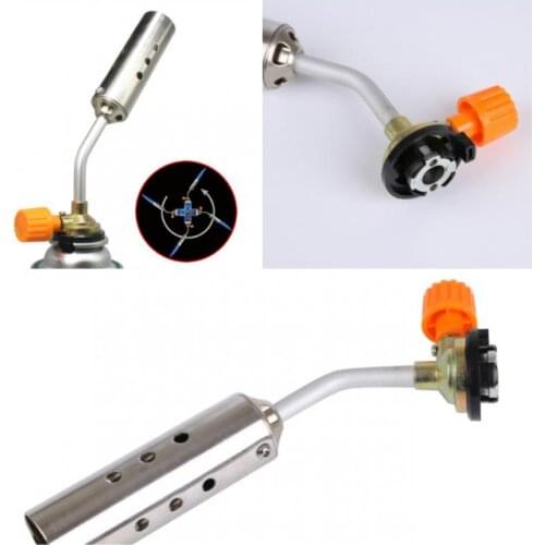 Outdoor Camping Flamethrower Burner Butane Gas Blow Torch Picnic BBQ Tool BBQSmall igniter Equipment