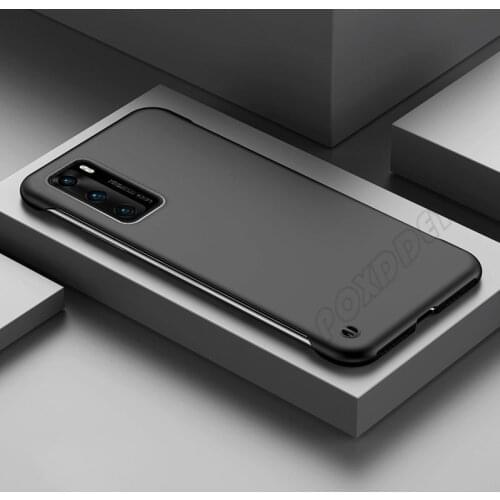 Ultra-thin Matte PC Frameless Case For Huawei P40 P30 Lite P20 Y9S Nova 5T Honor 20 30 Mate 20 30 40 Pro Shockproof Solid Cover