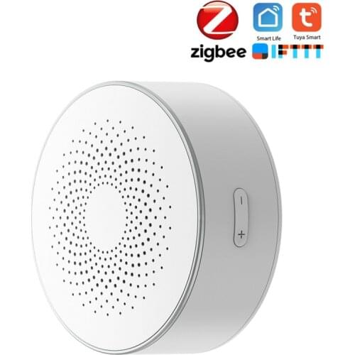 Tuya Smart Home Security Zigbee Siren Alarm Sensor Smart Life Wireless Mobile APP Remote Control Strobe Siren Alarm Sensor