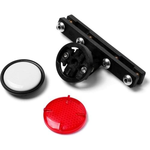 Locator Tracker Protective Case For AirTag, Mounting on Bicycle Saddle Red Reflector Lamp Holder