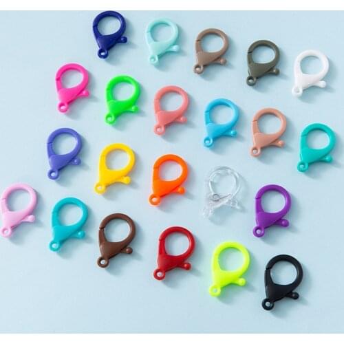 CHONGAI 20pcs 25-35mm DIY Lobster clasp jewlery making supplies keychain accessories charms chain Accessories