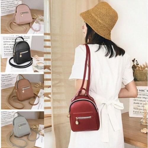 Womens Backpack Girls Mini Backpack Faux Leather Rucksack School Bag Travel Handbag