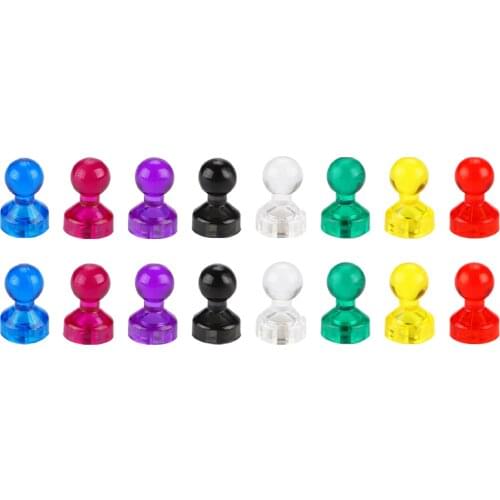 16pcs For Refrigerator Thumbtack Magnetic Push Pin Kitchen Tool Practical Cones Strong School Office Map Whiteboard Heavy Duty