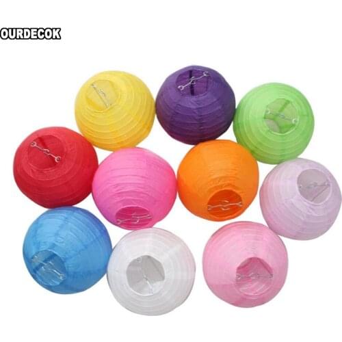 5pcs/lot 16 inch( 40cm) Round Paper Lamp Wedding Birthday Home Xmas Party Decor Popular Item 2017 New Style