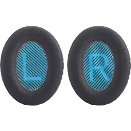Ear Cushions for Bose SoundLink Around-Ear 2 Headphones. Complete with Correct Colour and Shaped Scrims with 'L and R' Lettering