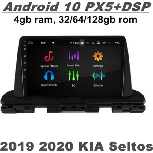 4gb+128gb DSP PX5 9" Android 10 Car Stereo Radio DVD GPS Bluetooth 5.0 WIFI for KIA Seltos 2019 2020 Multimedia Player
