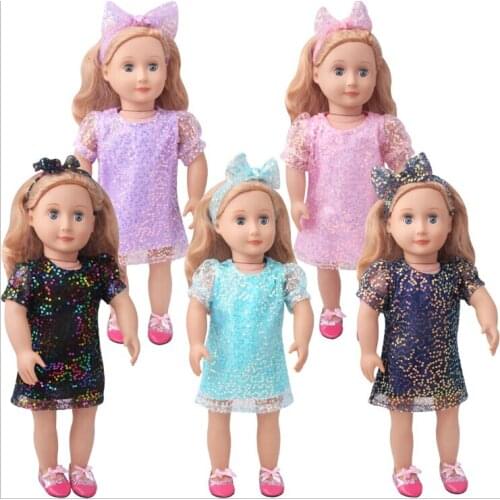 Shine Dress Suit Clothes fits for American girl 18" american girl doll alexander doll best gift