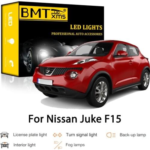 BMTxms Canbus For Nissan Juke F15 2010-2015 Car LED Exterior Interior Parking Turn Signal Reverse License Plate Light Fog Lamp