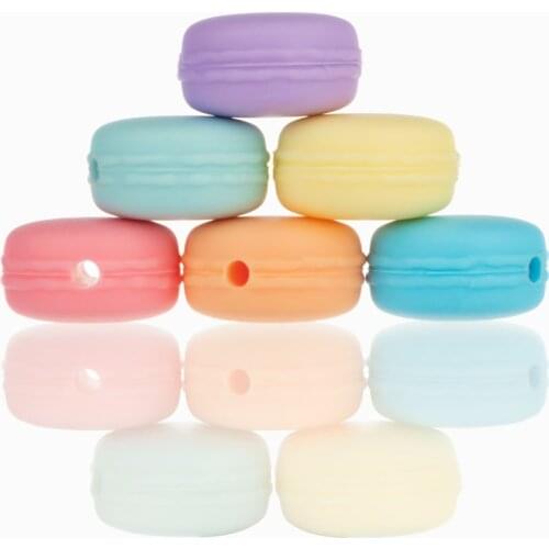 20Pcs Silicone beads Pearl Silicone Food Grade Teething Beads DIY Baby Teether Toy accessories