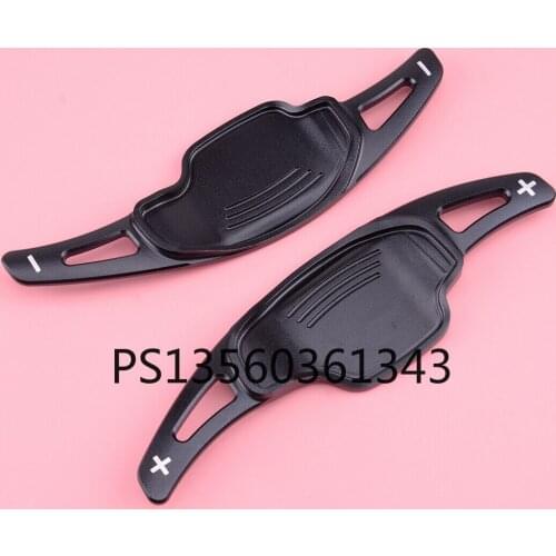 Black Steering Wheel Shift Paddle Shifter Cover Fit for Chevrolet Camaro 12-15