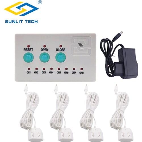 Water Leak Detector WLD-808 Leakage Alert System with 4pcs Long Sensitive Flood Overflow Detect Sensor For Smart Home Protection