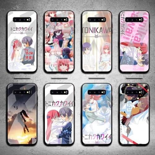 HOTCASHOP Anime tonikaku kawaii tsukasa Phone Case Tempered Glass For Samsung S20 Plus S7 S8 S9 S10 Plus Note 8 9 10 Plus