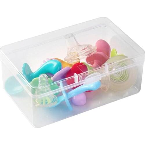 2021 New Baby Pacifier Box Soother Container Holder Travel Storage Case PP Plastic Box